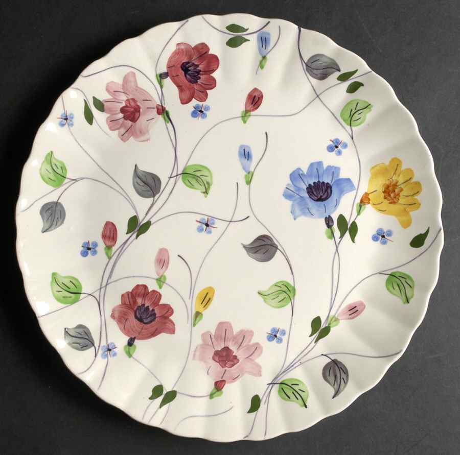 Chintz 11" Chop Plate (Round Platter) by Blue Ridge Southern Pottery-1