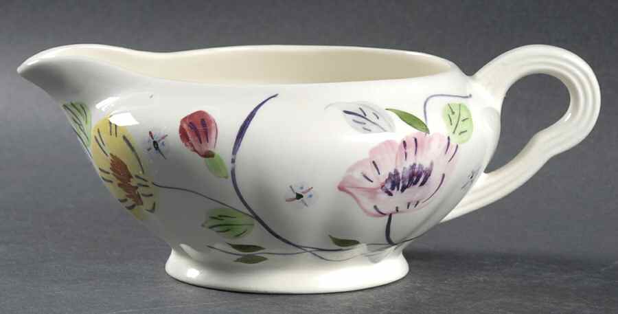 Chintz Gravy Boat by Blue Ridge Southern Pottery-1