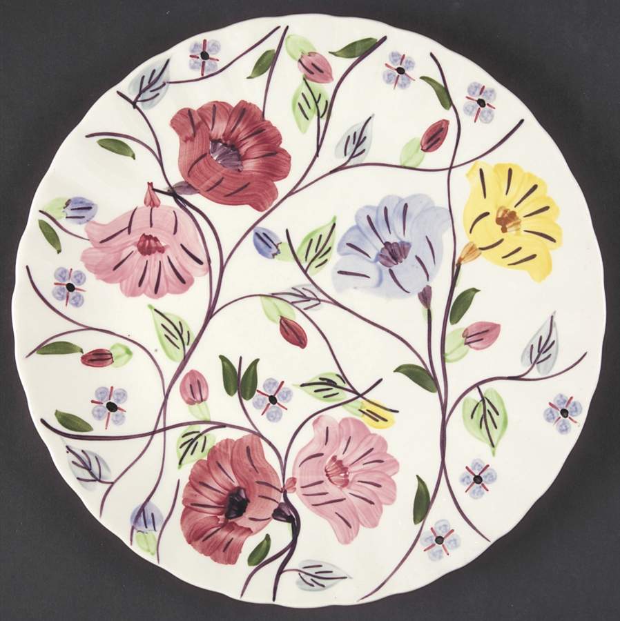 Chintz Salad Plate by Blue Ridge Southern Pottery-1