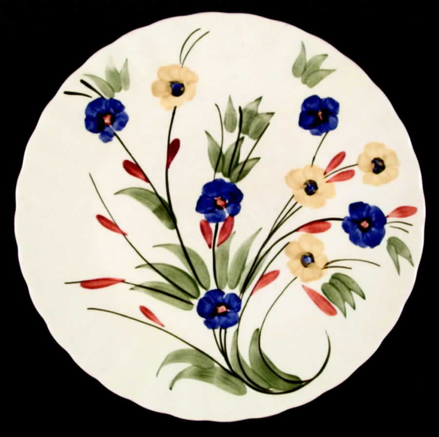 Chickory Luncheon Plate by Blue Ridge Southern Pottery-1