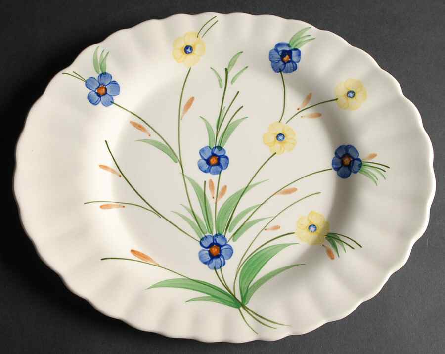 Chickory 11" Oval Serving Platter by Blue Ridge Southern Pottery-1