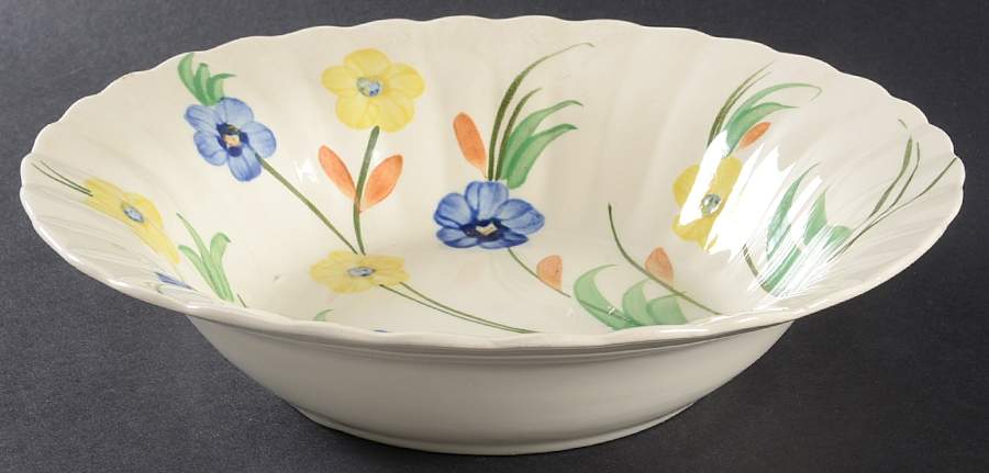 Chickory 9" Round Vegetable Bowl by Blue Ridge Southern Pottery-1