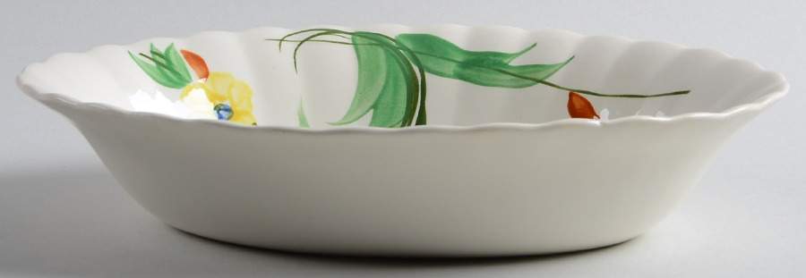 Chickory 9" Oval Vegetable Bowl by Blue Ridge Southern Pottery-1