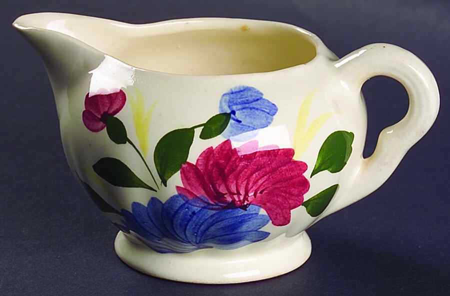 Chrysanthemum Creamer by Blue Ridge Southern Pottery-1