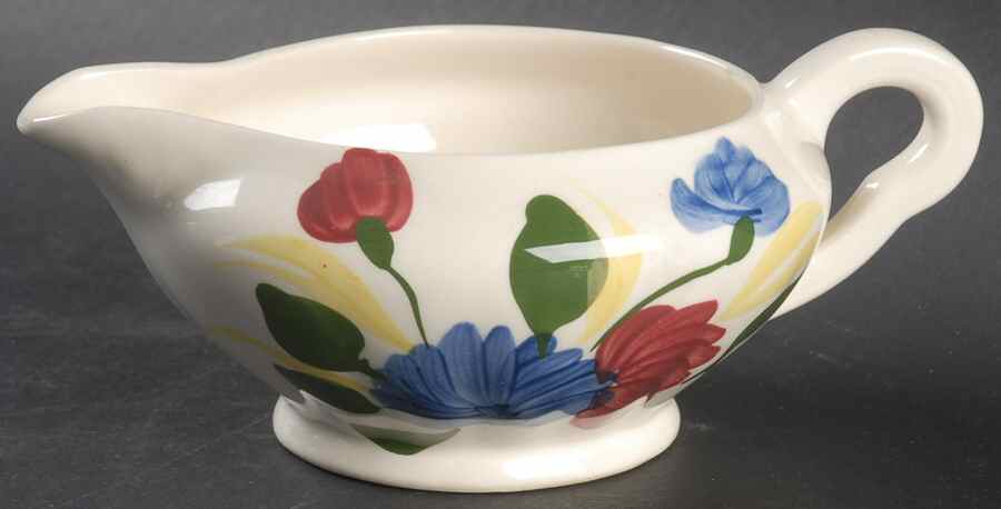 Chrysanthemum Gravy Boat by Blue Ridge Southern Pottery-1