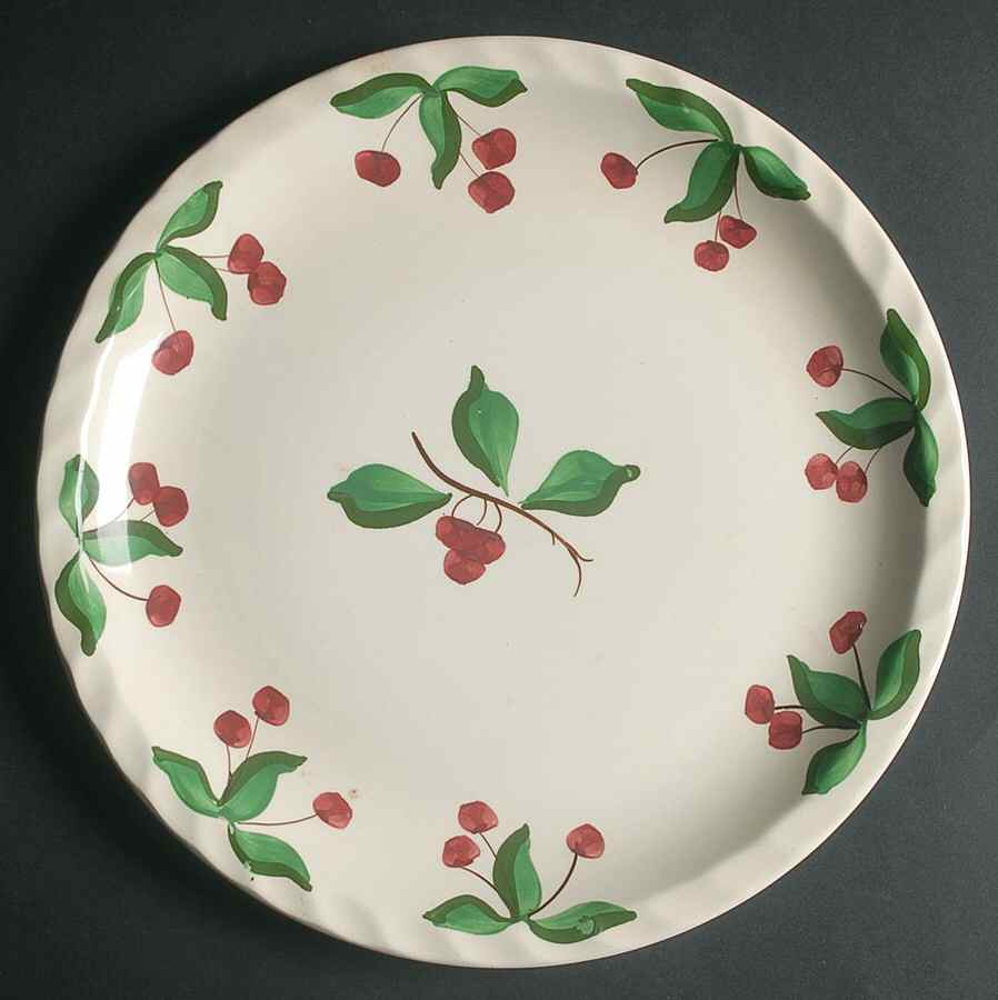 Cherry Tree Glen Dinner Plate by Blue Ridge Southern Pottery-1