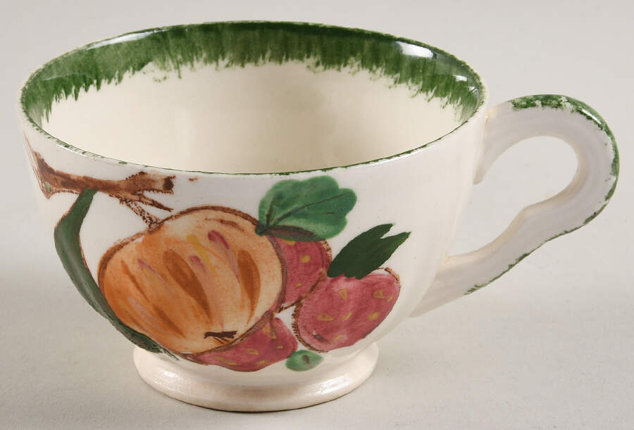 County Fair Green Footed Cup by Blue Ridge Southern Pottery-1