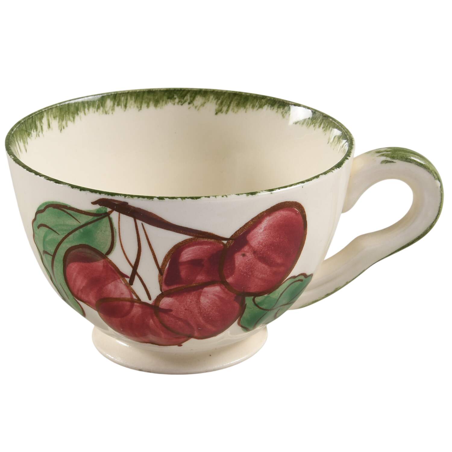 County Fair Green Footed Cup by Blue Ridge Southern Pottery-1