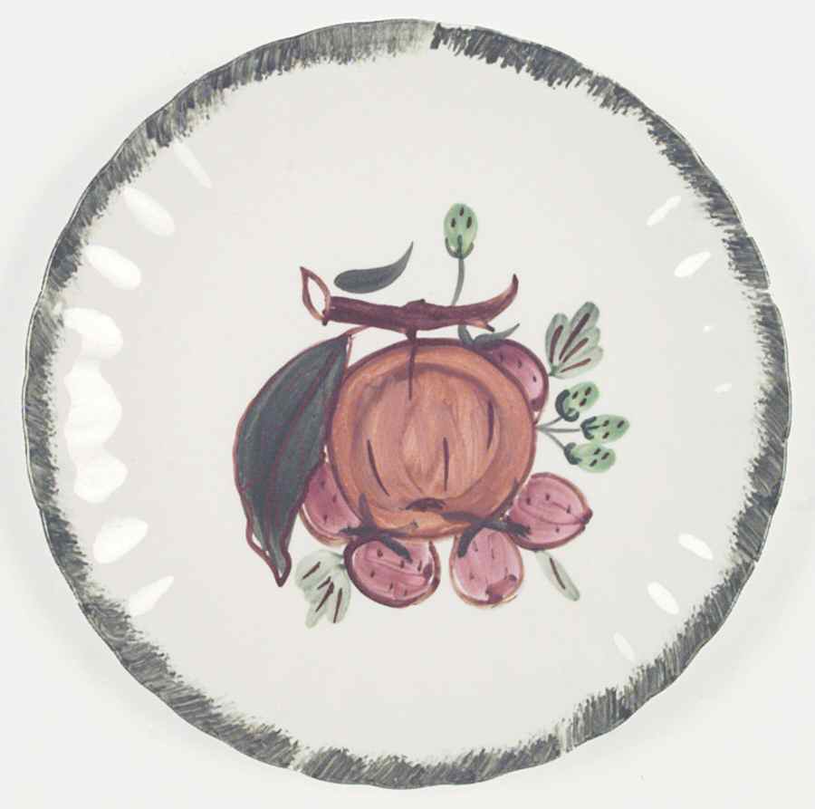 County Fair Green Salad Plate by Blue Ridge Southern Pottery-1