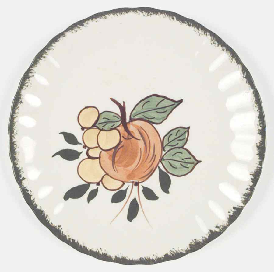 County Fair Green Salad Plate by Blue Ridge Southern Pottery-1