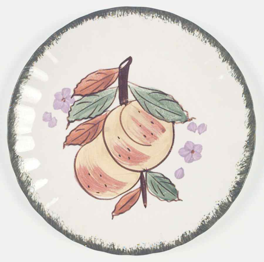 County Fair Green Salad Plate by Blue Ridge Southern Pottery-1