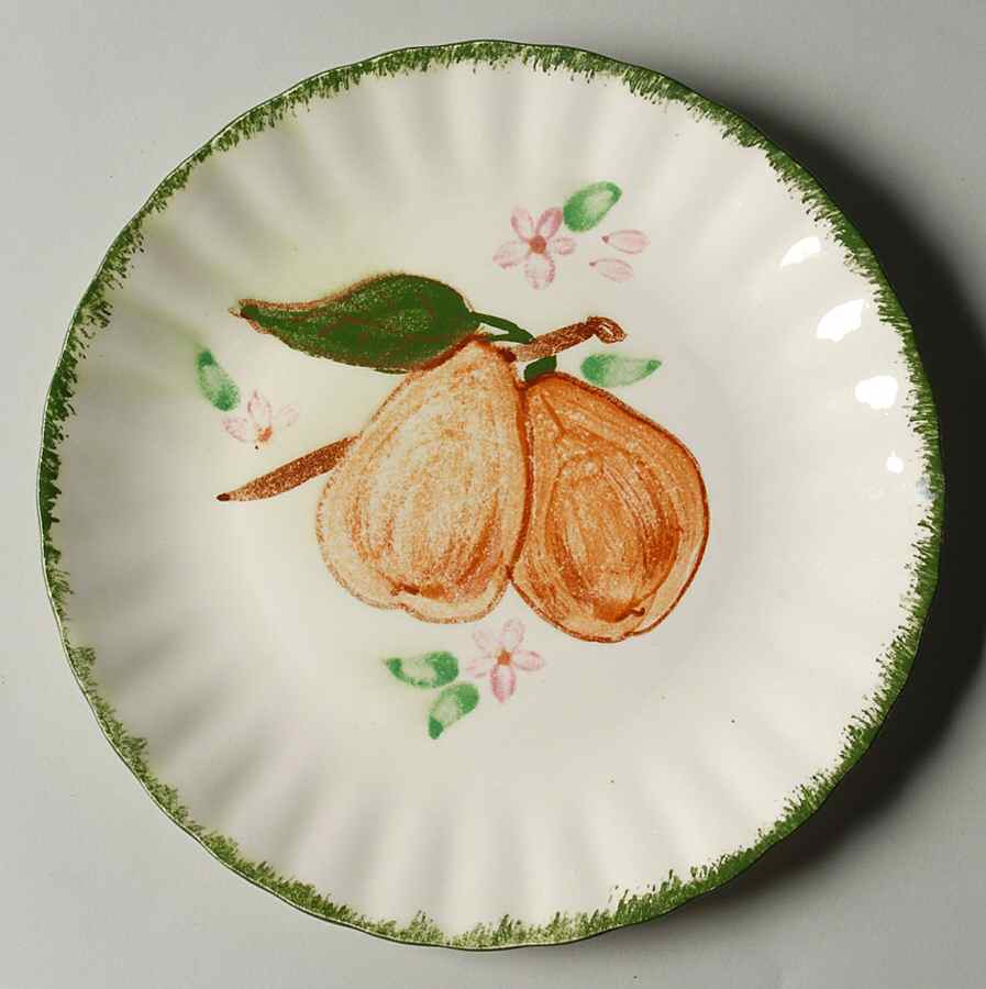 County Fair Green Salad Plate by Blue Ridge Southern Pottery-1