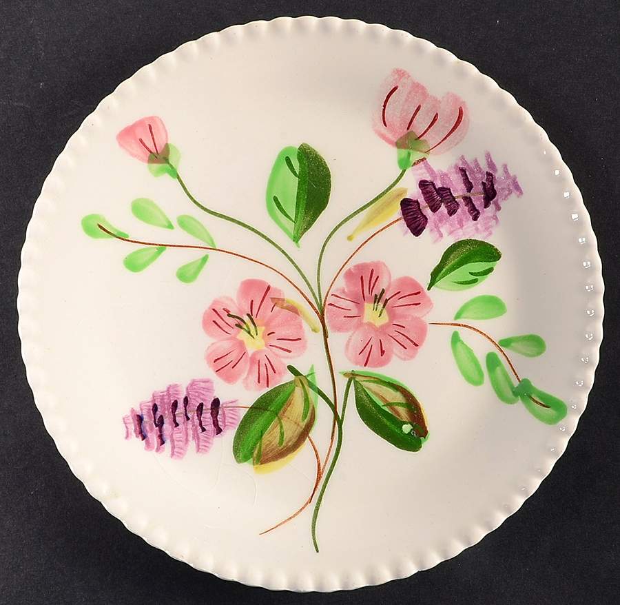 Country Garden Dessert/Pie Plate by Blue Ridge Southern Pottery-1