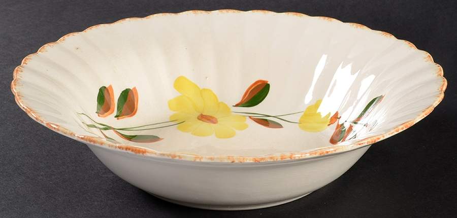 Country Road 9" Round Vegetable Bowl by Blue Ridge Southern Pottery-1