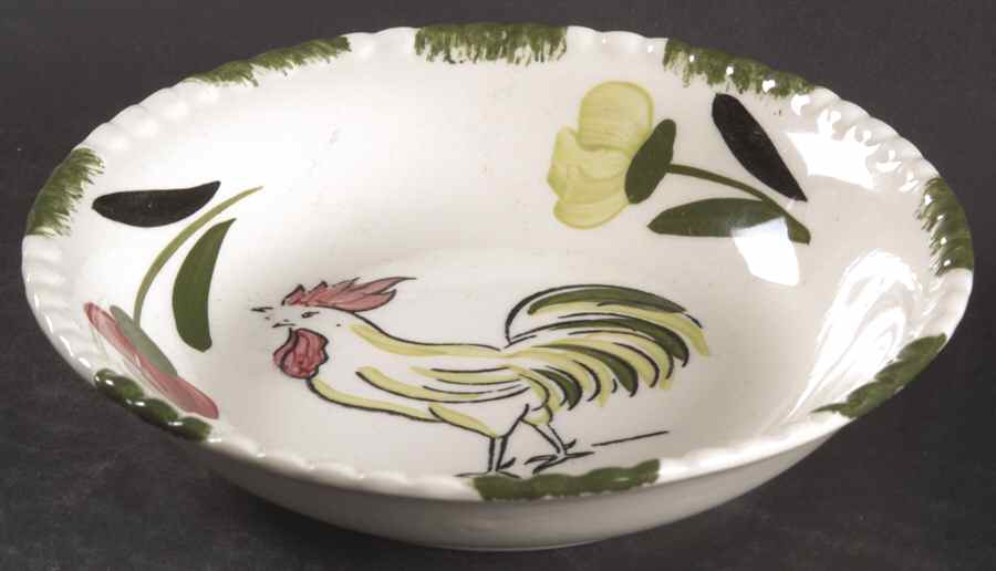 Cock o' the Walk Fruit/Dessert (Sauce) Bowl by Blue Ridge Southern Pottery-1