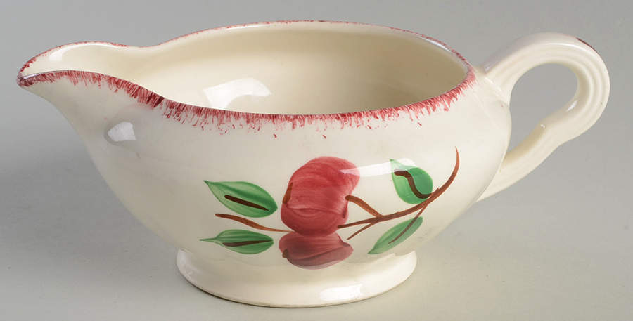 Crab Apple Gravy Boat by Blue Ridge Southern Pottery-1