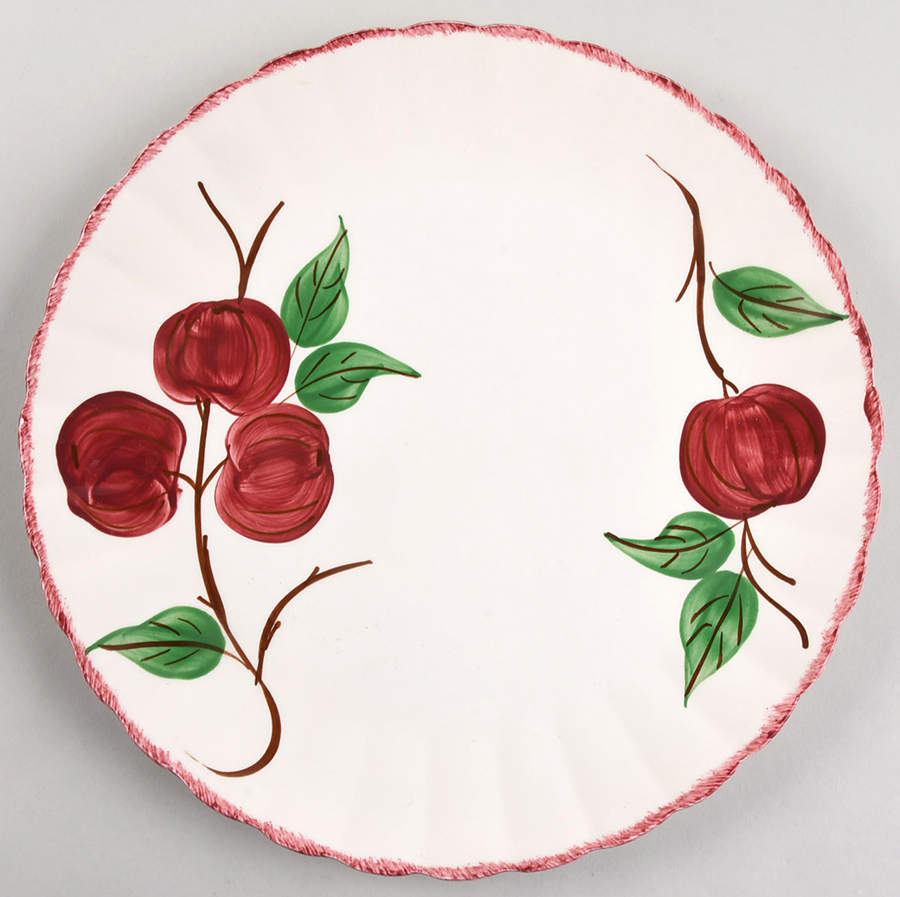 Crab Apple 11" Chop Plate (Round Platter) by Blue Ridge Southern Pottery-1