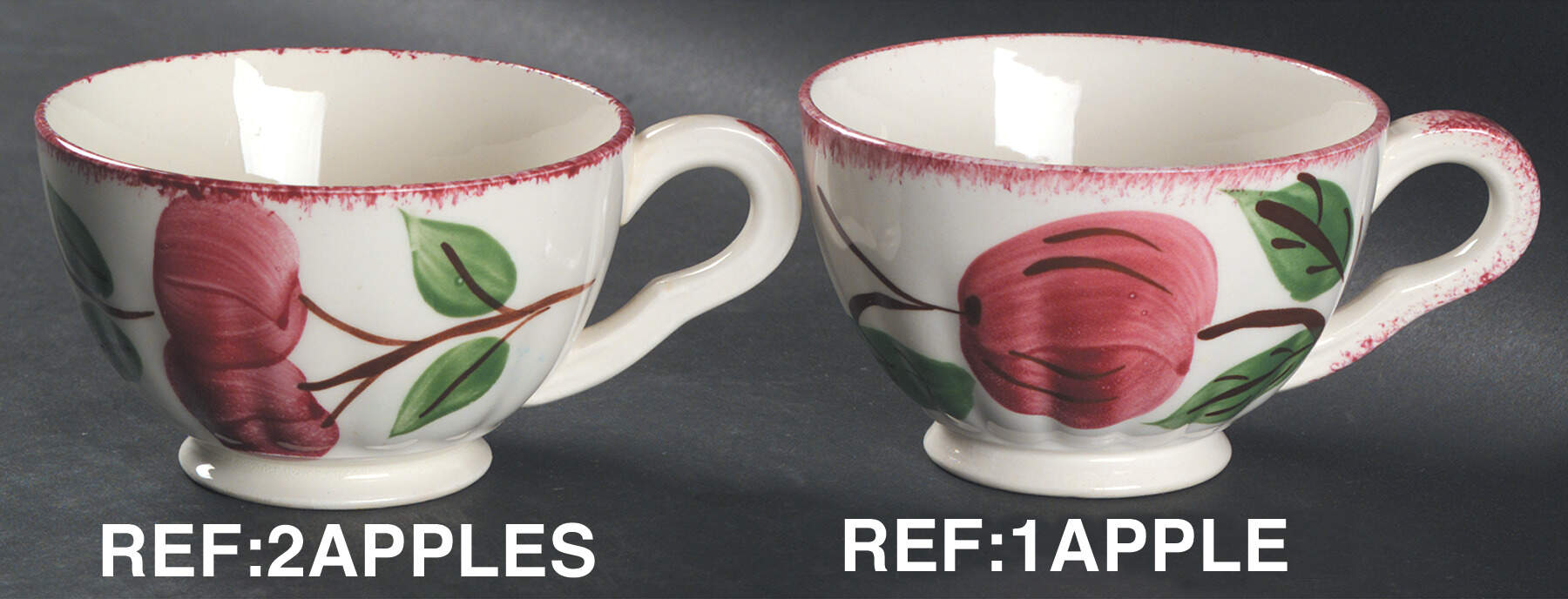 Crab Apple Footed Cup by Blue Ridge Southern Pottery-1
