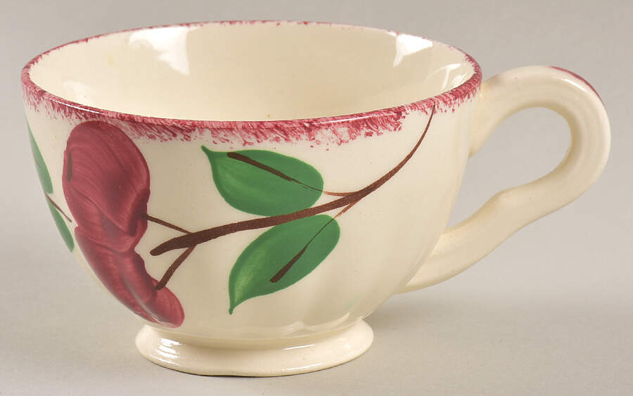 Crab Apple Footed Cup by Blue Ridge Southern Pottery-1
