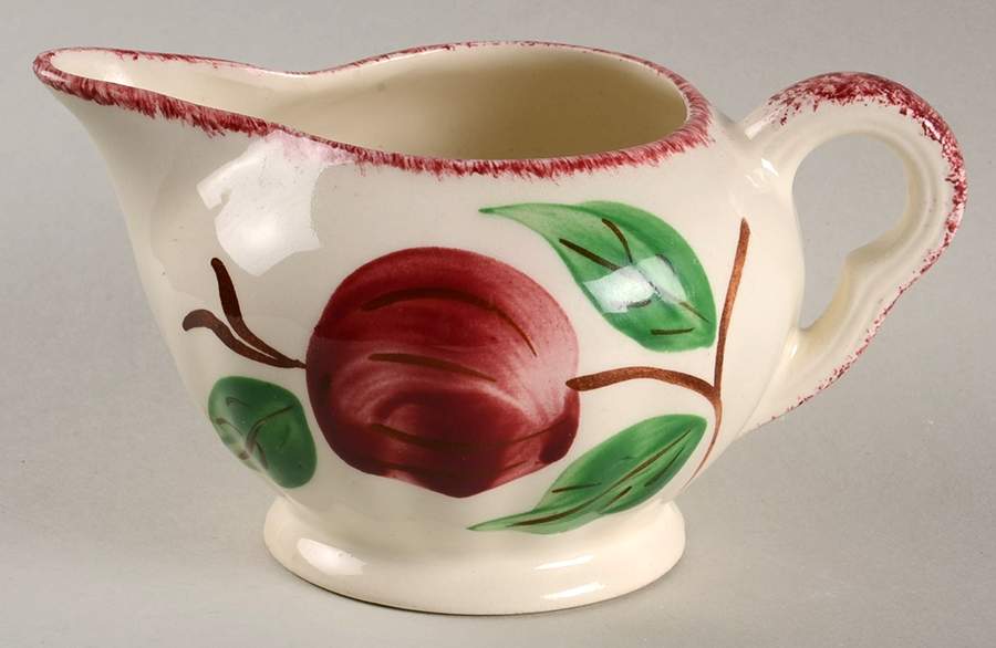 Crab Apple Creamer by Blue Ridge Southern Pottery-1