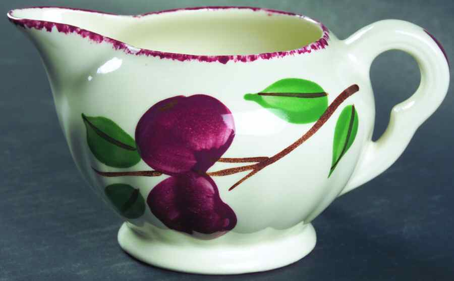 Crab Apple Creamer by Blue Ridge Southern Pottery-1