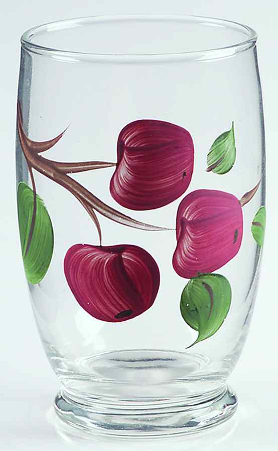 Crab Apple 10 Oz Glassware Tumbler by Blue Ridge Southern Pottery-1