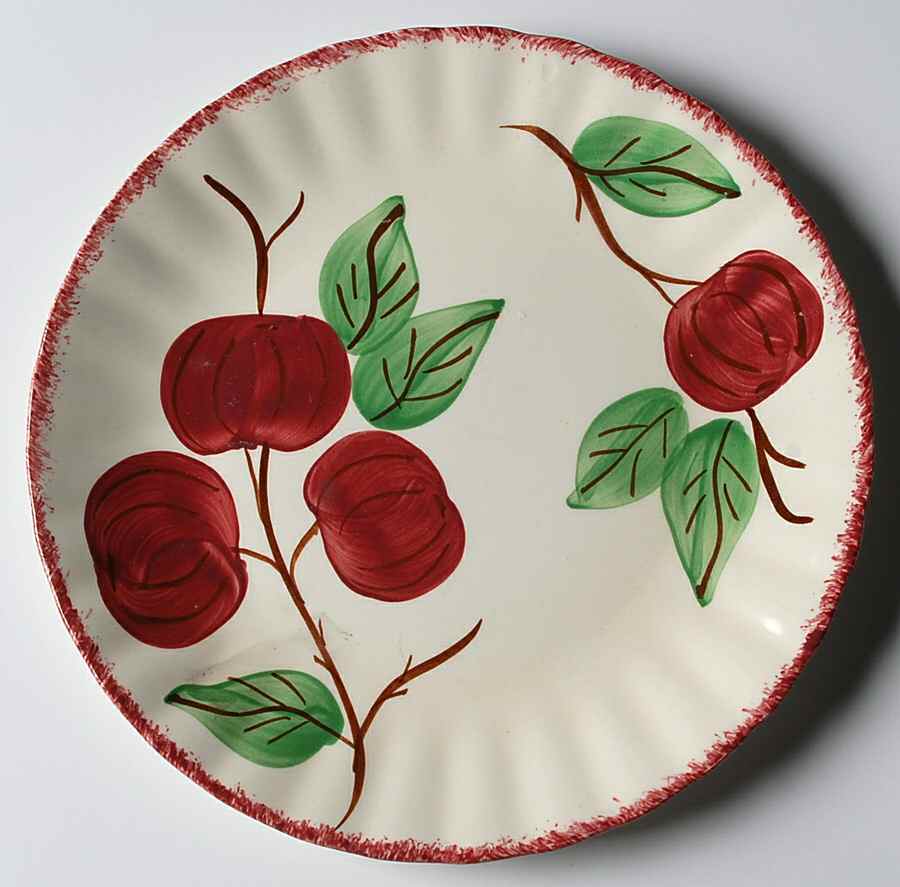 Crab Apple Salad Plate by Blue Ridge Southern Pottery-1