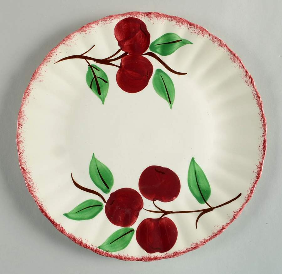 Crab Apple Dinner Plate by Blue Ridge Southern Pottery-1