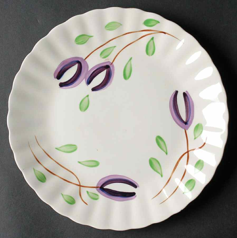 Crocus Luncheon Plate by Blue Ridge Southern Pottery-1