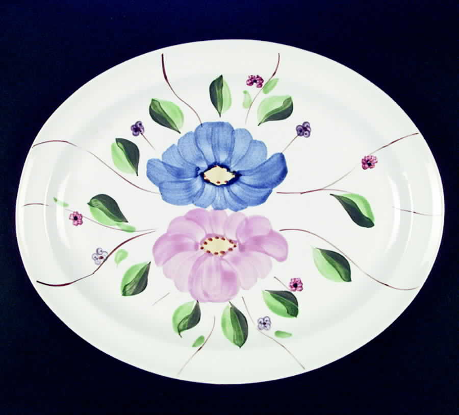 Cumberland 13" Oval Serving Platter by Blue Ridge Southern Pottery-1