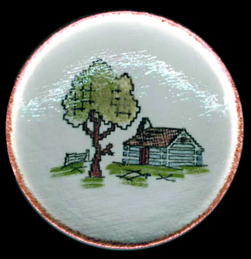 Eventide Luncheon Plate by Blue Ridge Southern Pottery-1