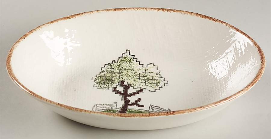 Eventide 9" Oval Vegetable Bowl by Blue Ridge Southern Pottery-1