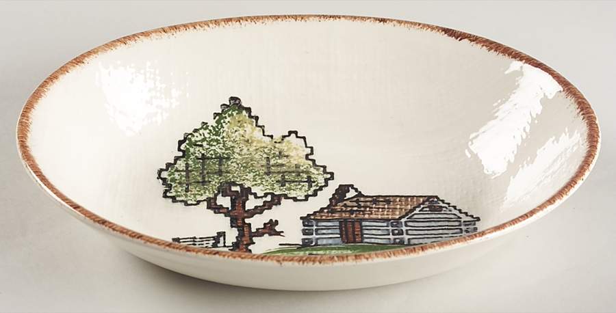 Eventide 9" Oval Vegetable Bowl by Blue Ridge Southern Pottery-1
