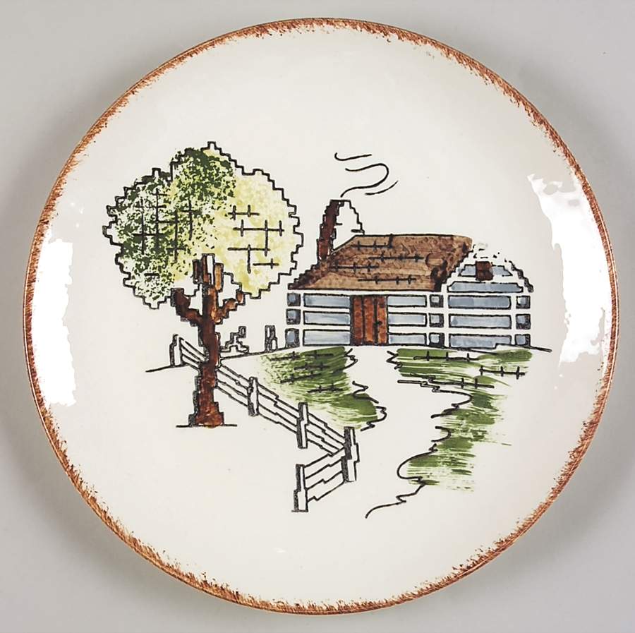 Eventide Dinner Plate by Blue Ridge Southern Pottery-1