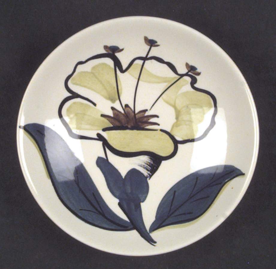 Evening Flower Fruit/Dessert (Sauce) Bowl by Blue Ridge Southern Pottery-1