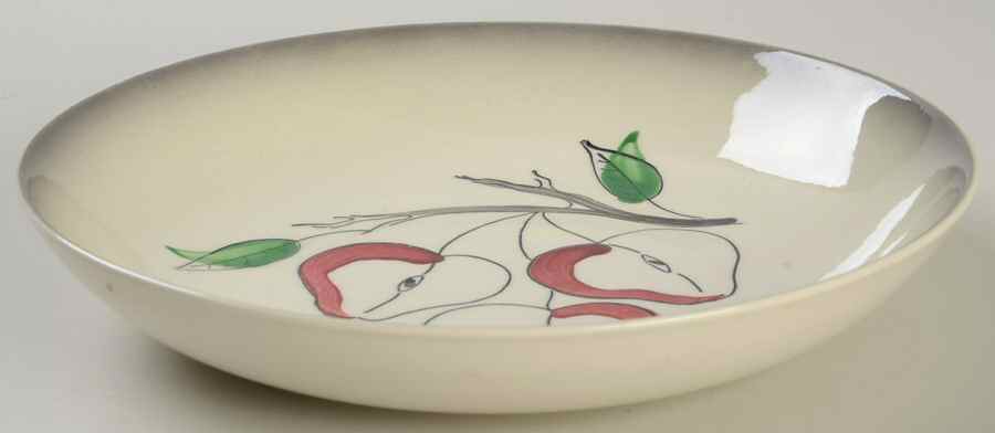 Fantasy Apple Coupe Soup Bowl by Blue Ridge Southern Pottery-1