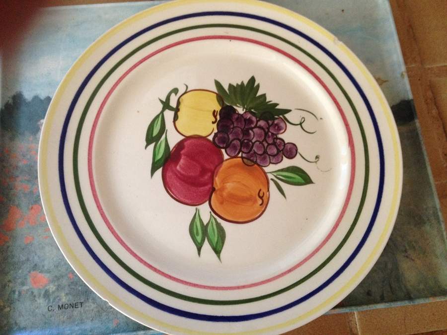 Fairmede Fruits Dinner Plate by Blue Ridge Southern Pottery-1