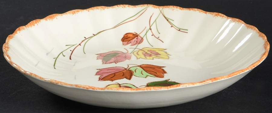 Falling Leaves Coupe Soup Bowl by Blue Ridge Southern Pottery-1
