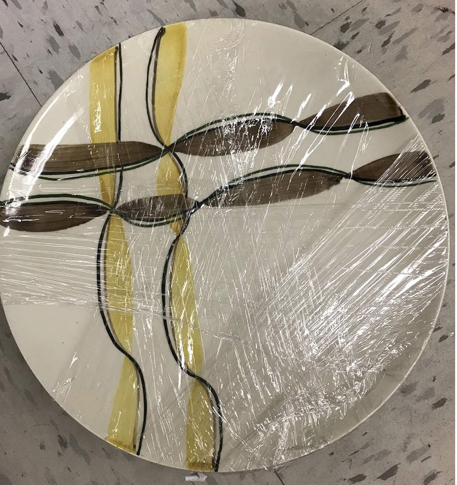 Festive Dinner Plate by Blue Ridge Southern Pottery-1