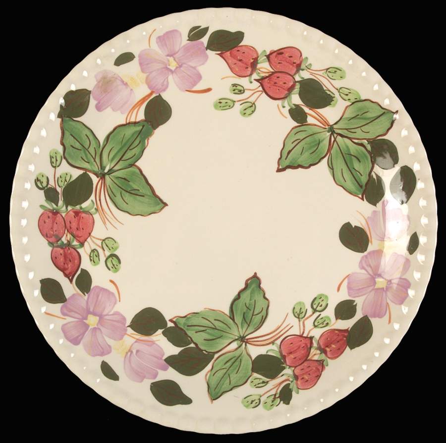 Flowering Berry Dinner Plate by Blue Ridge Southern Pottery-1