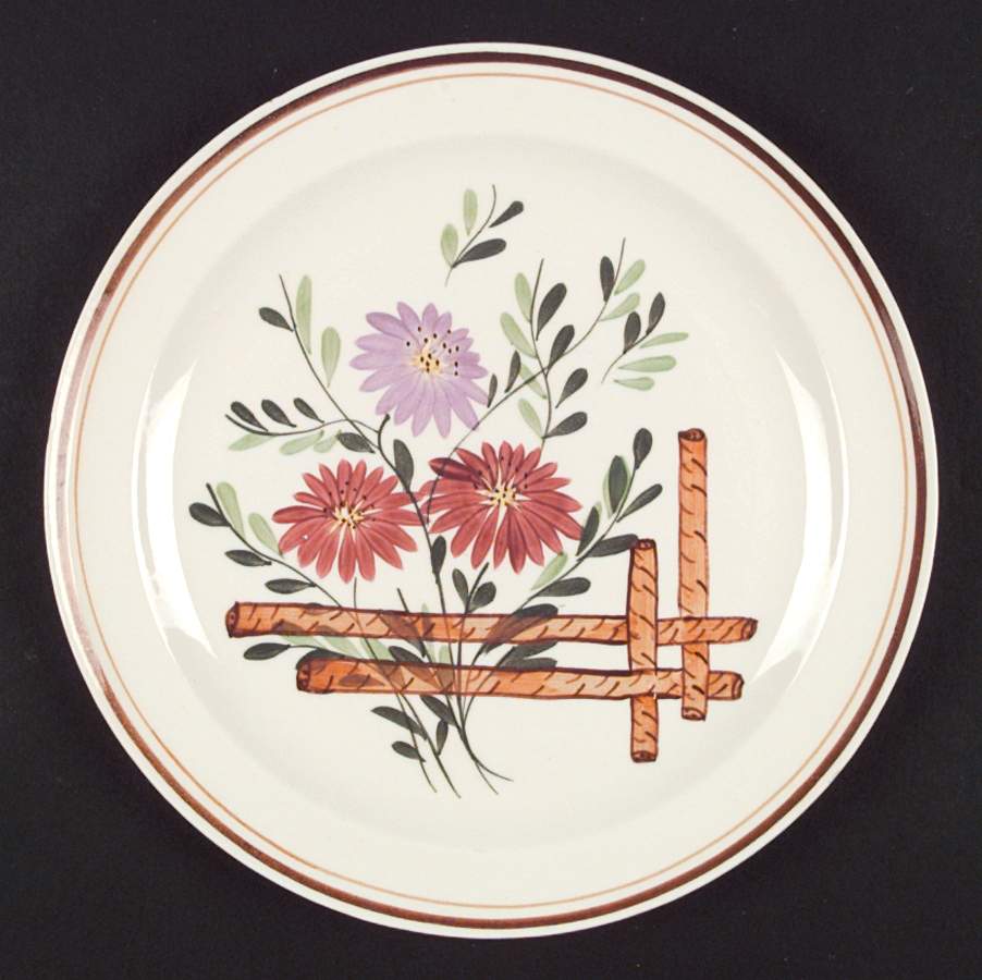 Flowry Branch Dinner Plate by Blue Ridge Southern Pottery-1