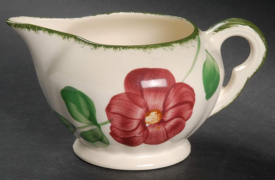 Flower Ring Creamer by Blue Ridge Southern Pottery-1