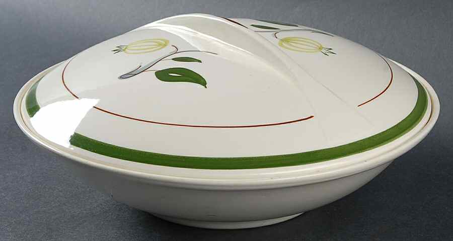 Forest Fruit Round Covered Vegetable by Blue Ridge Southern Pottery-1