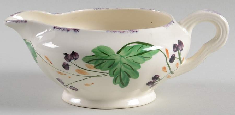 Fox Grape Gravy Boat by Blue Ridge Southern Pottery-1