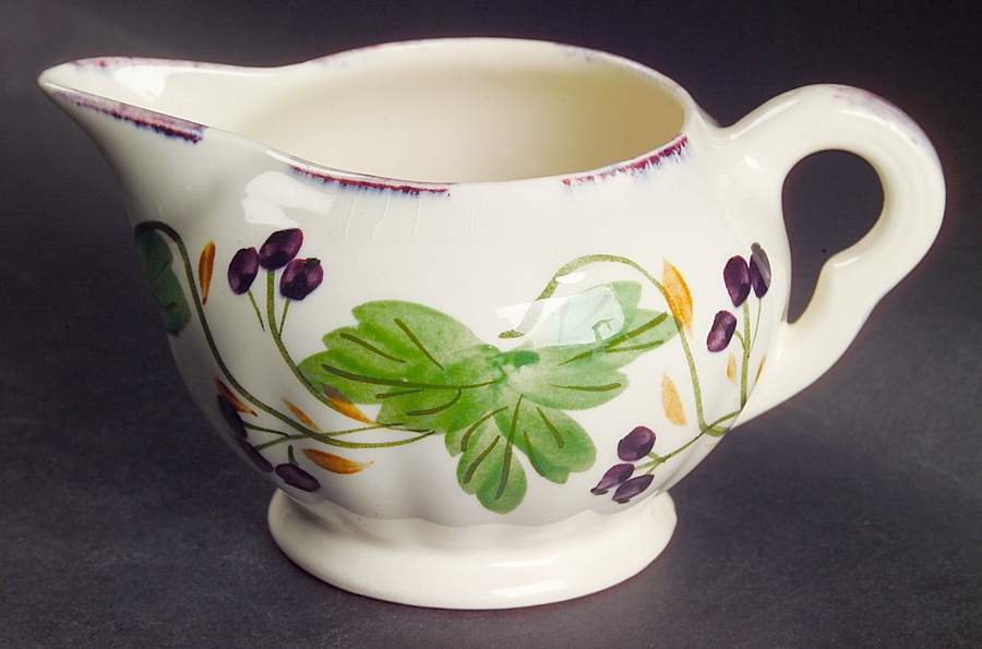 Fox Grape Creamer by Blue Ridge Southern Pottery-1