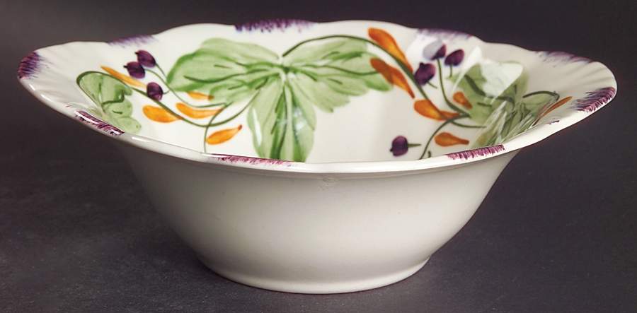 Fox Grape Lugged Cereal Bowl by Blue Ridge Southern Pottery-1