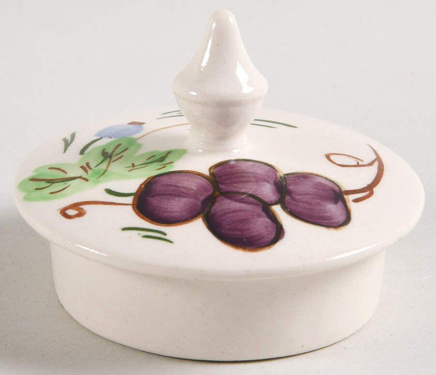 Fruit Basket Lid for Coffee Pot by Blue Ridge Southern Pottery-1
