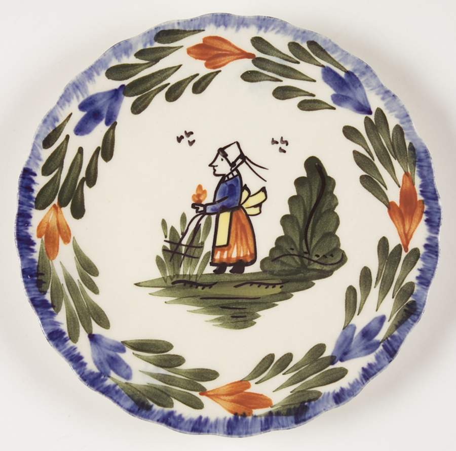 French Peasant Bread & Butter Plate by Blue Ridge Southern Pottery-1