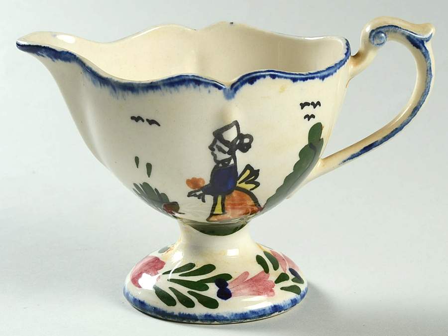 French Peasant Pedestal Creamer by Blue Ridge Southern Pottery-1