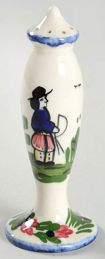 French Peasant Salt Shaker by Blue Ridge Southern Pottery-1